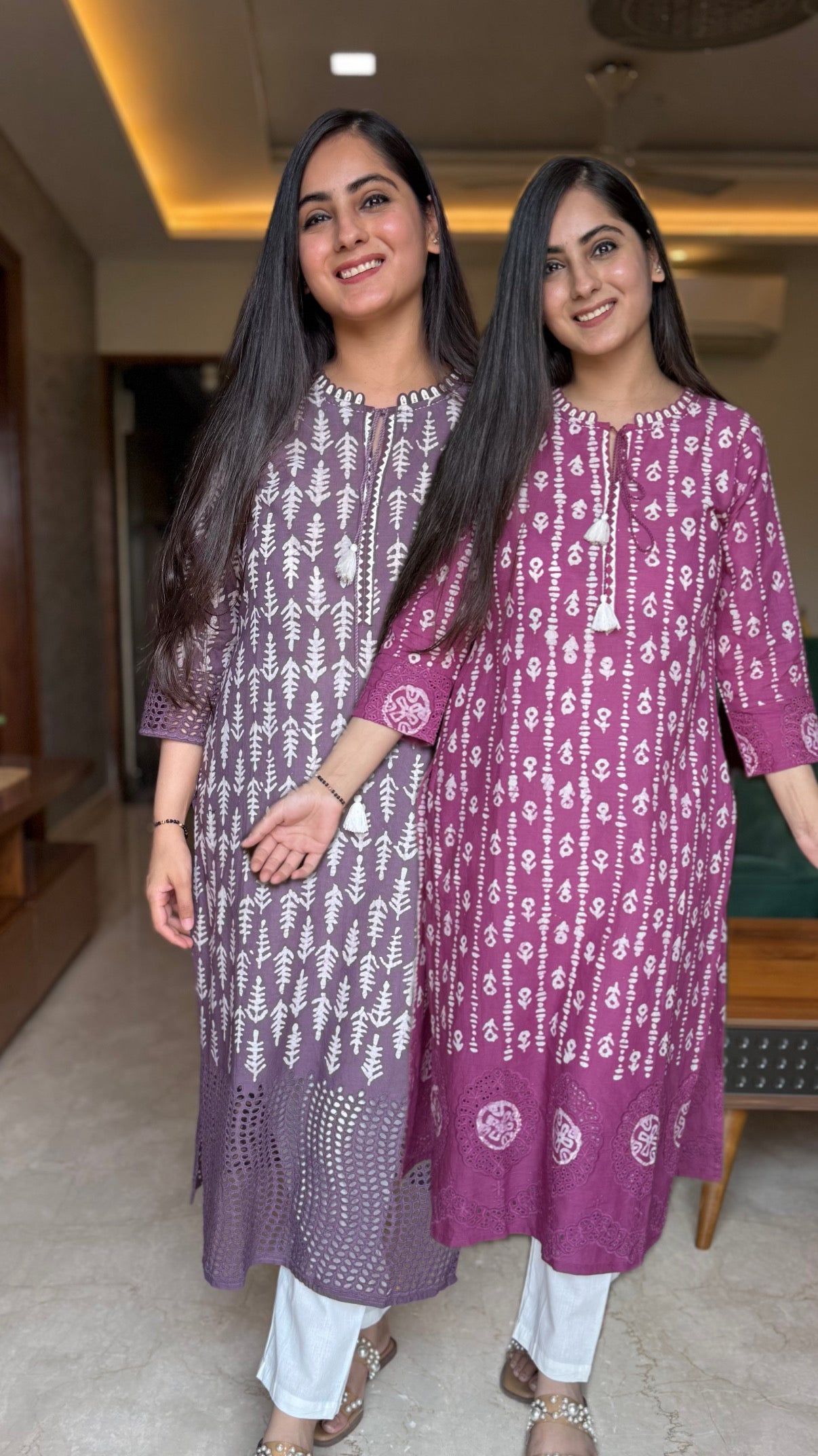 Pihu Schiffli Kurta