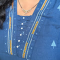 Neha Blue Handloom Suit