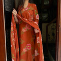 Shifa Rust Orange Suit