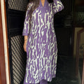 Nidhi Purple Kurta Pant Set