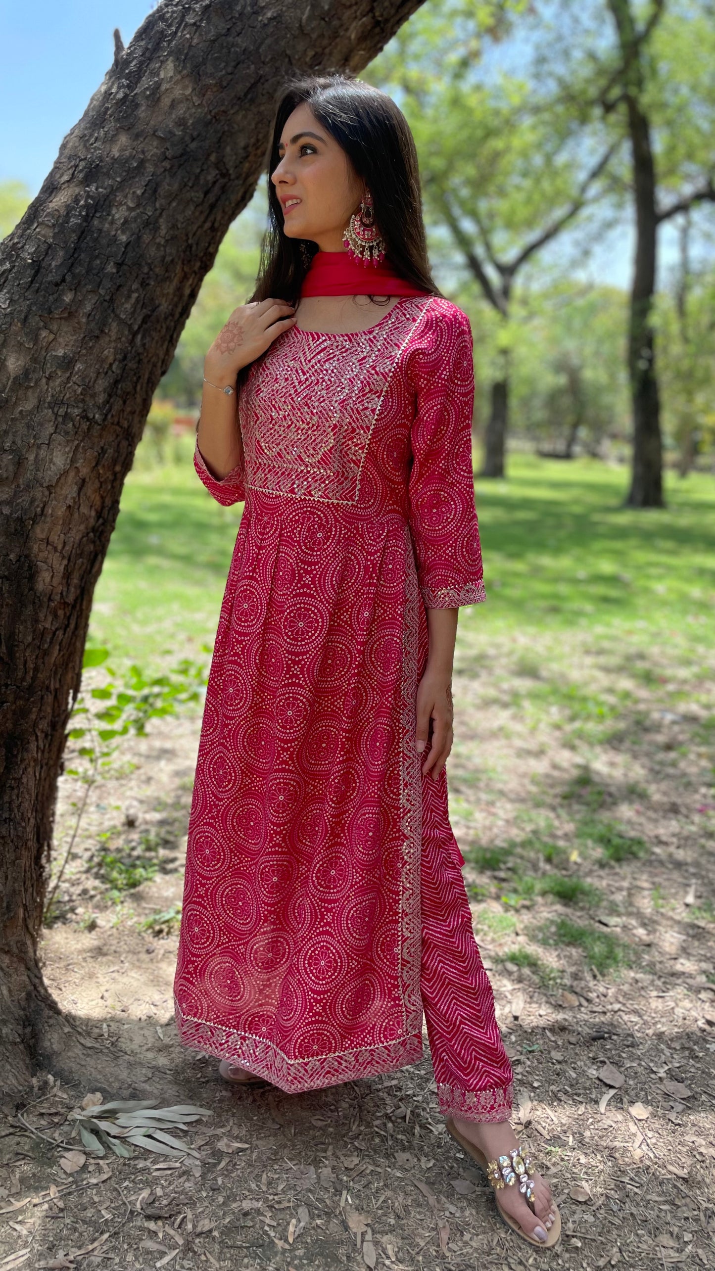 Rubina Pink Nyra Suit