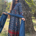 Aliya Blue Anarkali Suit