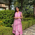 Pastel Pink & Blue A-Line Suit