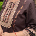 Rhea Mocha Lace Suit Set