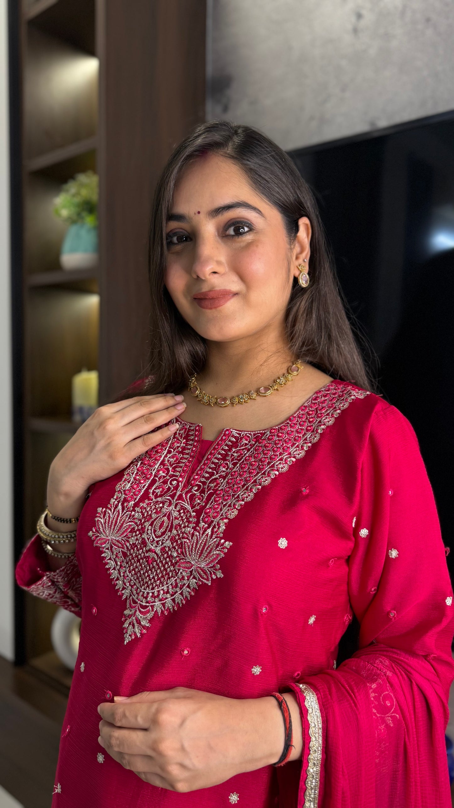 Ruby Garara Chinnon Suit