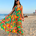 Nyra Green Dress