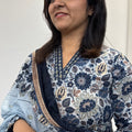 Prachi Blue Floral Suit