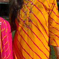 Priya Yellow Leheriya Suit Set