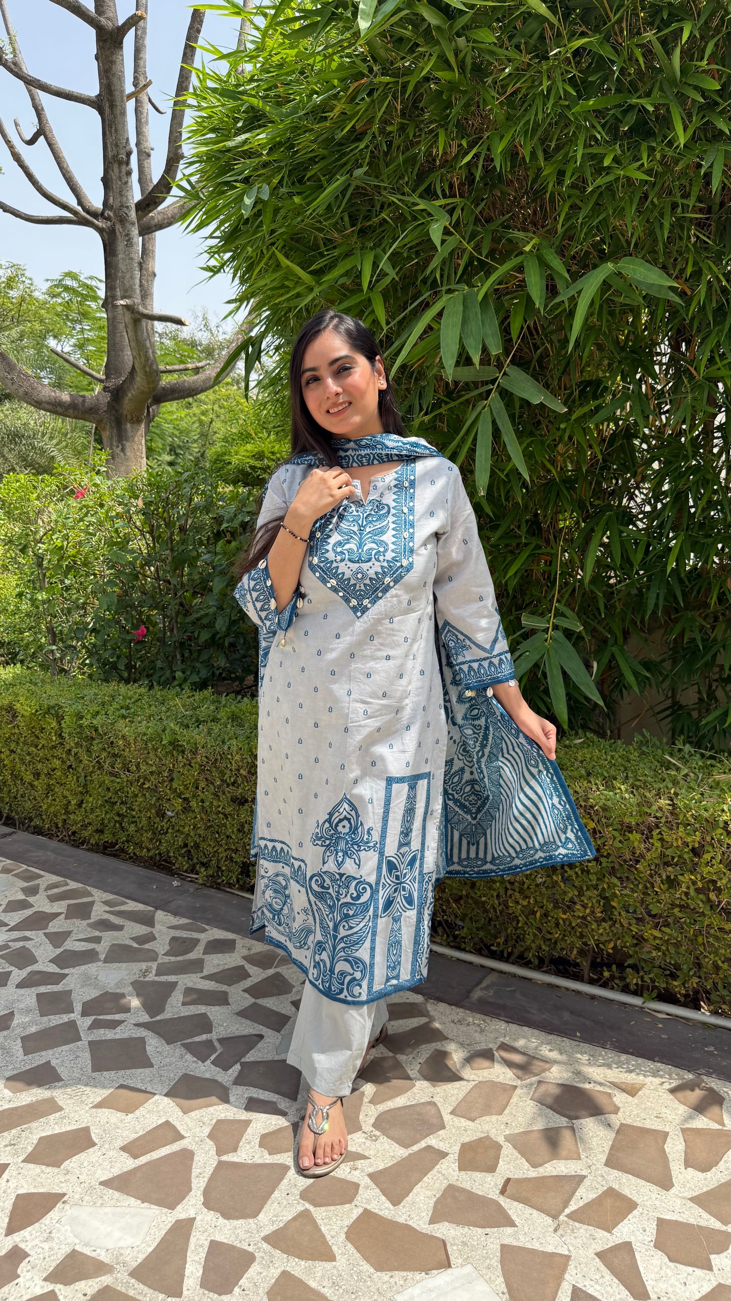 Shifa Black & Blue Shell Suit