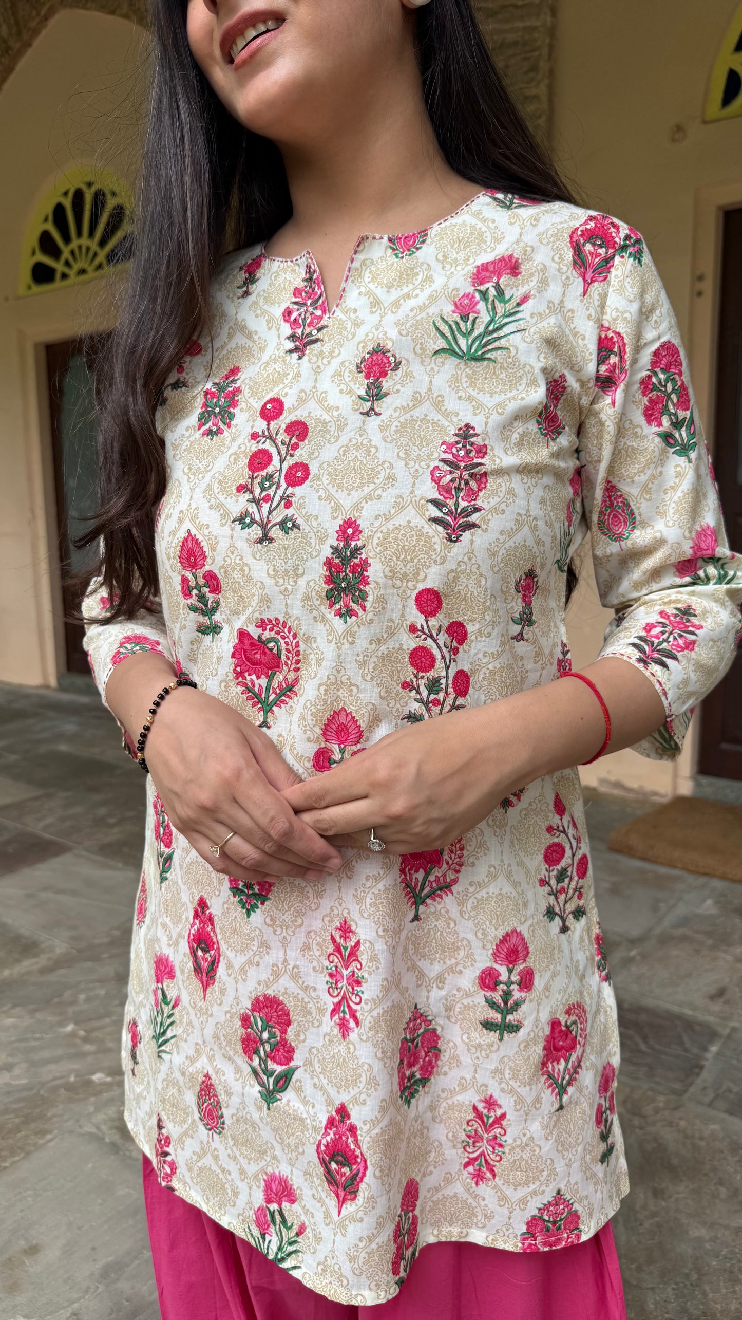 Kiara Beige Floral Farshi Set