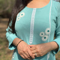 Maira Sky Blue A-Line Kurta