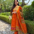 Brick Orange Shells Suit