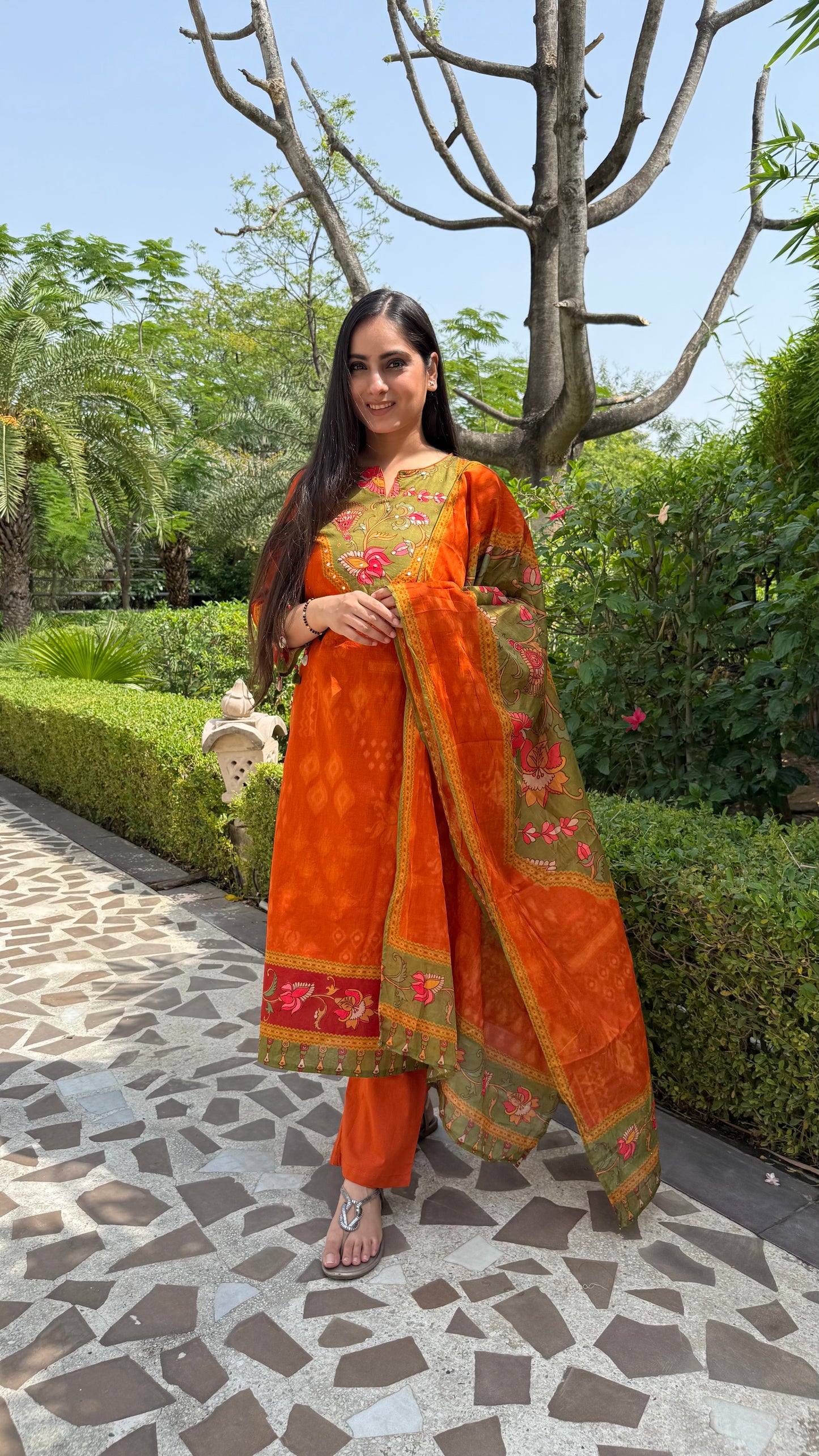 Brick Orange Shells Suit