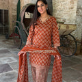 Meher Rust Farshi Suit