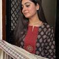 Chahat Black Cotton Suit