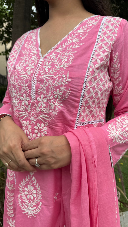 Aria Pastel Pink Suit Set