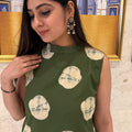 Pooja Green A-Line Coord Set