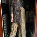 Siya Black Beige Salwar Suit