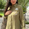Olive Bloom Shirt