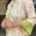 Roohani Lime Coral Coord Set