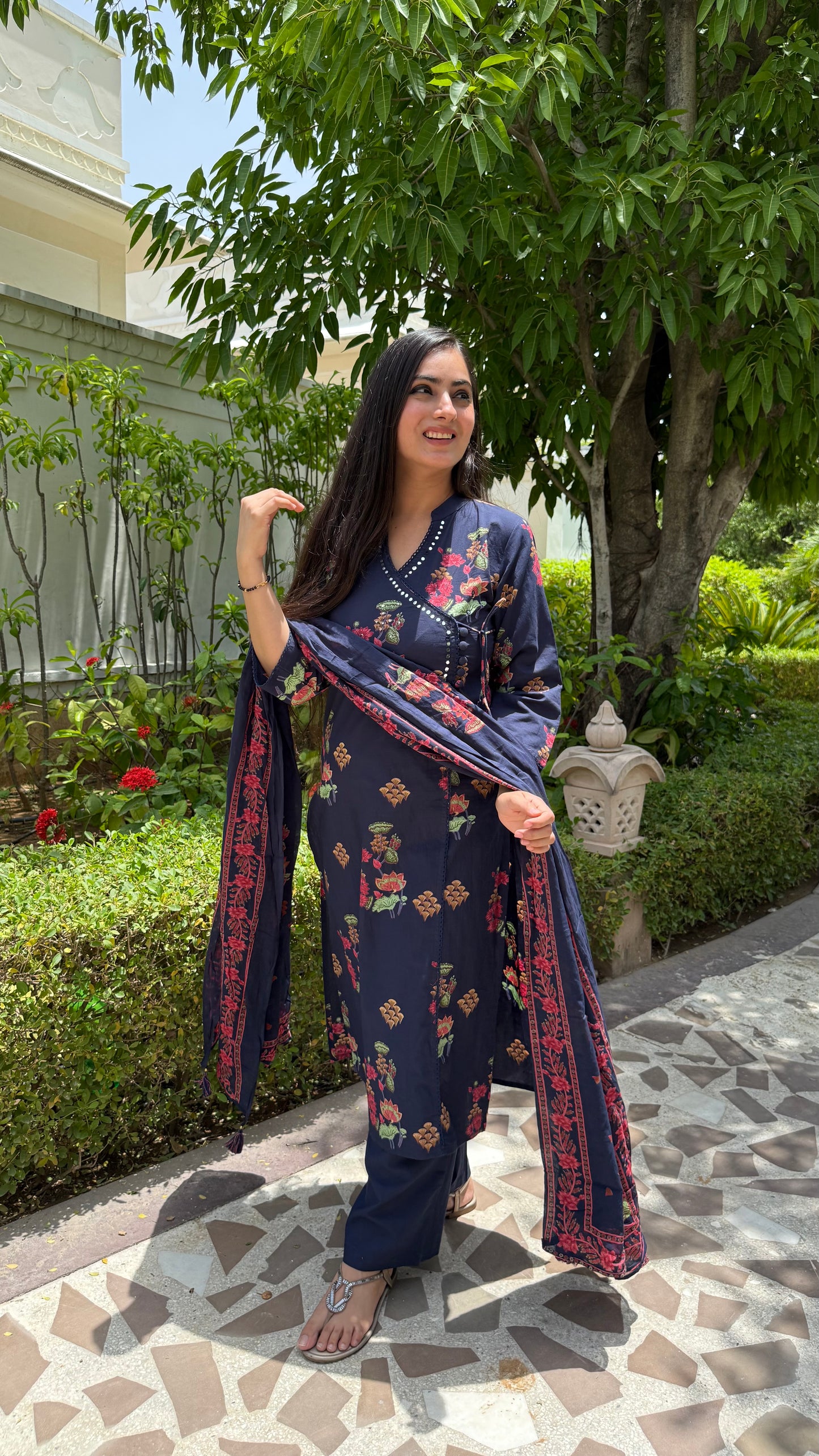 Riya Floral Printed Suit