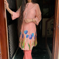 Mahira Orange Coord Set