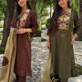 Mehak A-Line Cotton Suit