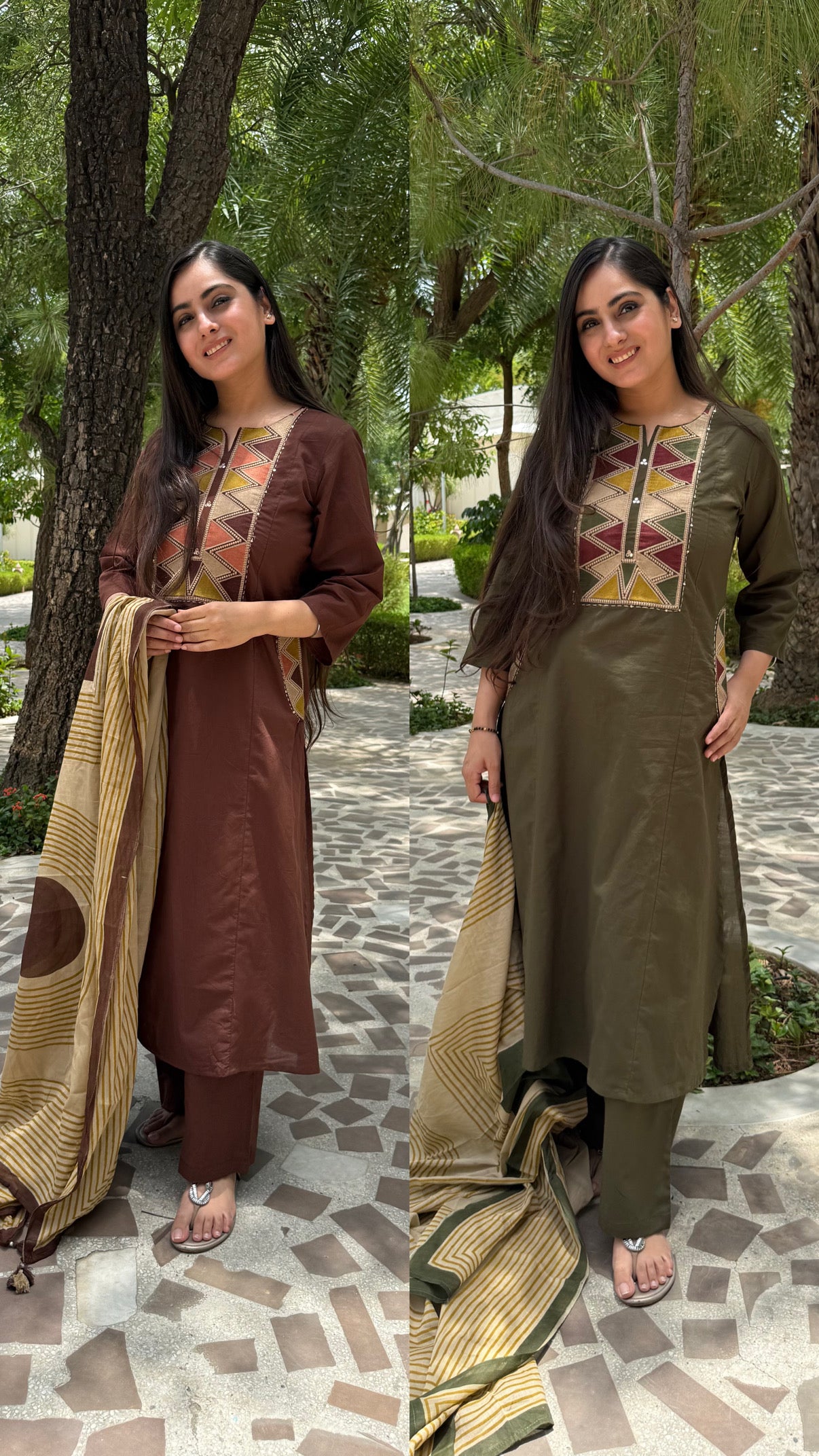 Mehak A-Line Cotton Suit