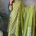Kanika Pastel Green Printed Suit