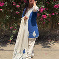 Noorani Blue Farshi Salwar Suit Set