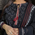 Rehmat Black Schiffli Suit