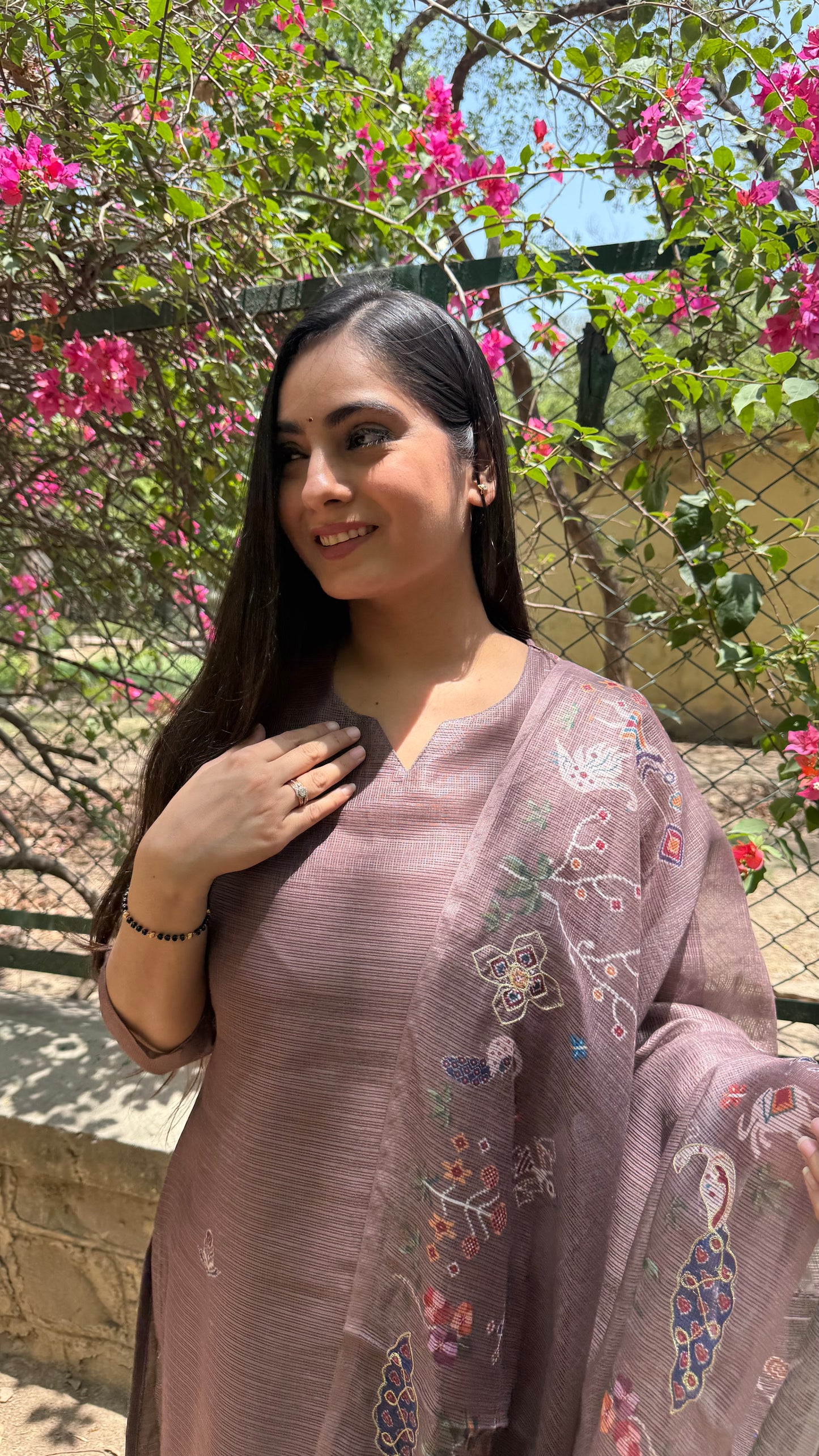 Vamika Kota Dori Embroidered Suit