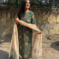 Kusum Green Cotton Suit