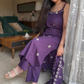 Himani Purple A-Line Suit