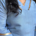 Surbhi Ice Blue Coord Set