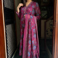 Rooh Wine Cotton Suit