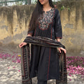Kashish Black A-Line Suit