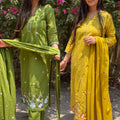 Ekta Cotton Embroidered Suit