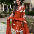 Riya Rust Thread Embroidery Set
