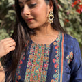 Mitali Blue Banarasi Suit