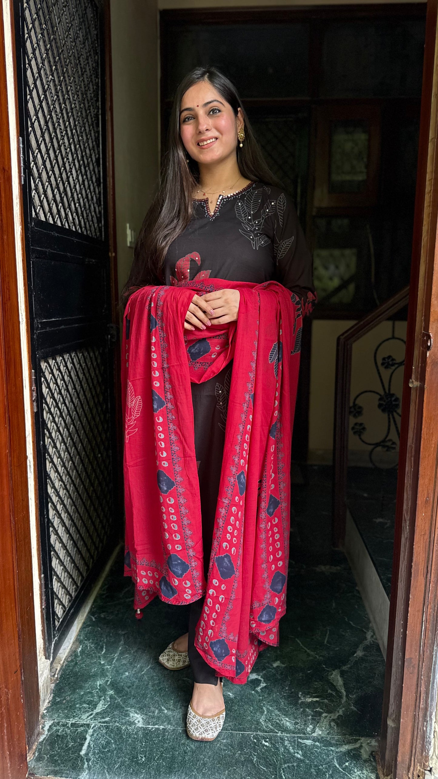 Misha Black & Red Suit