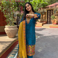Azure Mehfil Suit Set
