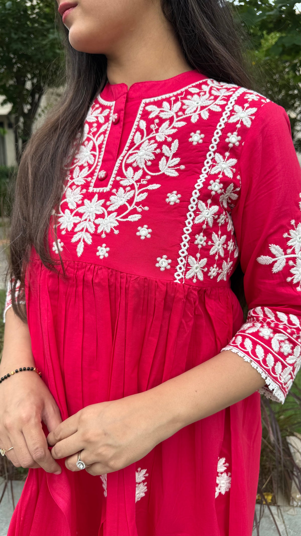 Riya Pink Thread Embroidery Set