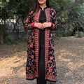 Diksha Black Jacket Set