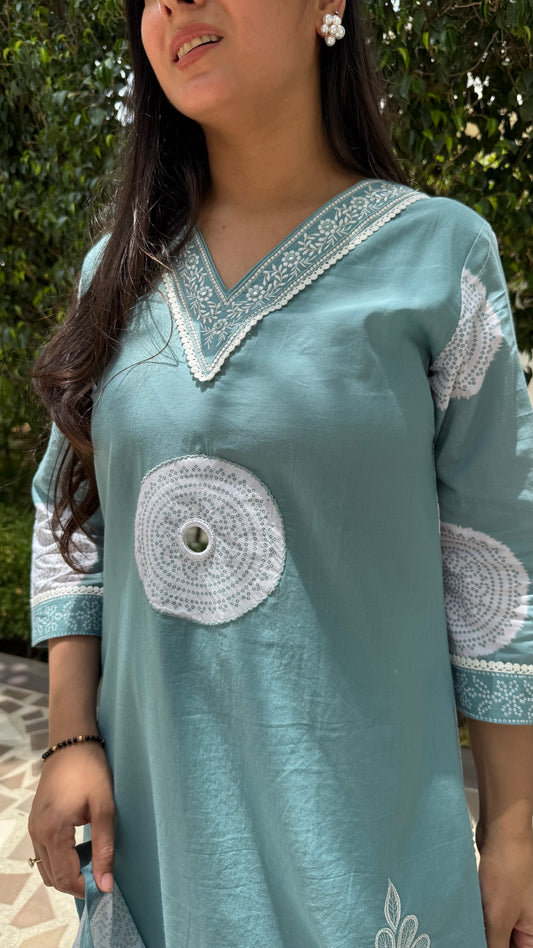 Firoza Embroidered Suit Set