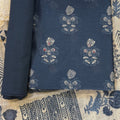 Anika Tulip Motif Unstitched Suit