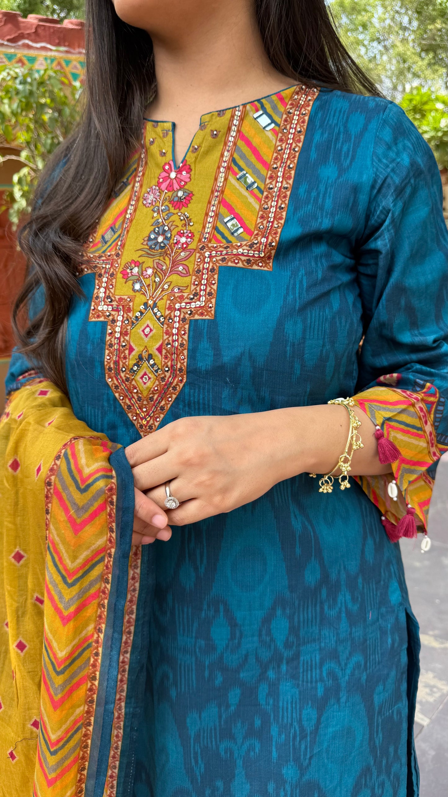 Azure Mehfil Suit Set