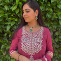 Aisha Berry Pink Mirror Suit