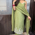 Sahiba Green Strap Suit