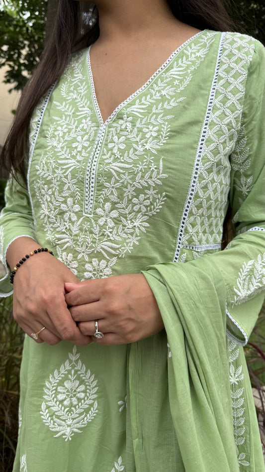 Aria Pastel Green Suit Set
